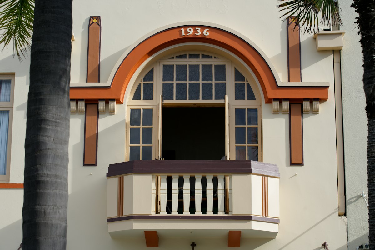 Art Deco building in Napier, Hawke's Bay