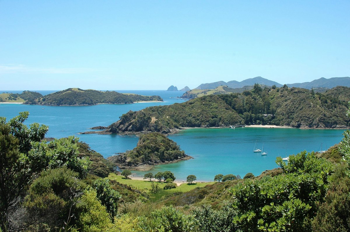 Islands in the Bay of Islands, Northland, New Zealand