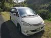 White 2001 Toyota Estima self-contained campervan for sale, registration FQK81, front three-quarter view