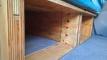 Storage space under the bed platform of the EYC409 Toyota Estima campervan