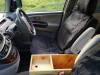 Steering wheel, front seats and plywood console box of the FPS382 Toyota Estima campervan