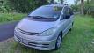 Silver 2002 Toyota Estima self-contained campervan for sale, registration ERT416, front three-quarter view