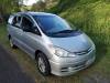 Silver 2001 Toyota Estima self-contained campervan for sale, registration FPS382, front three-quarter view