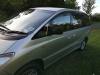 Driver's side of the FPS382 Toyota Estima campervan, front door and window