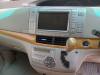 Stereo, climate controls and gear selector of the JAK653 Toyota Estima campervan