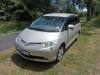 Gold 2006 Toyota Estima self-contained campervan for sale, registration KHP570, front three-quarter view