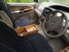 Front seats, steering wheel and plywood console box of the KBZ76 Toyota Estima campervan